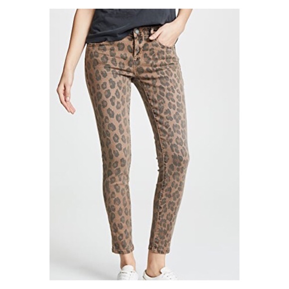 Blank NYC Denim - Blank NYC The Read Skinny Crop leopard jeans